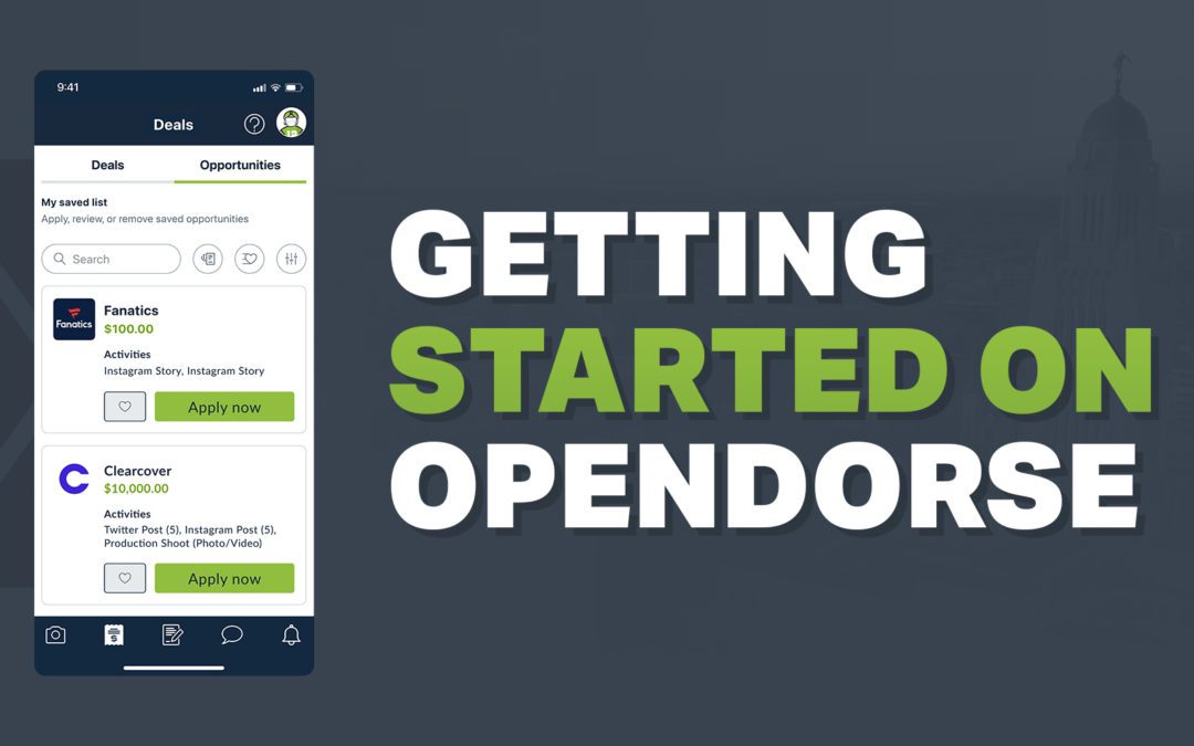 Getting Started on Opendorse