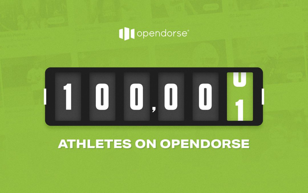 Opendorse Celebrates 100,000 Athletes