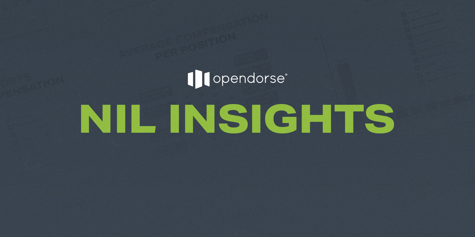 NIL Industry Insights Opendorse