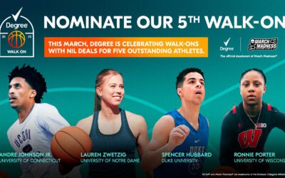 Degree Deodorant®, Giannis Antetokounmpo celebrate five walk-on basketball student-athletes through NIL deals